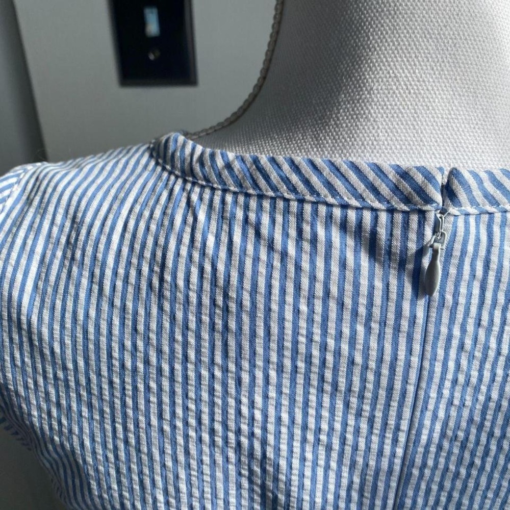 Brooks Brothers Seersucker Shift Dress NWT Summer Coastal